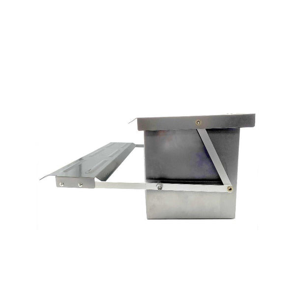 6.5L Automatic Chook Chicken Feeder Poultry Treadle Galvanised Metal Coop Backyard Poultry Feeders