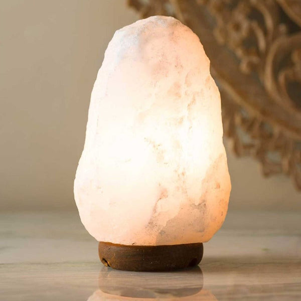 Orku 12V 12W 2 3Kg Himalayan White Salt Lamp Crystal Rock Natural Shape Unique Lamps