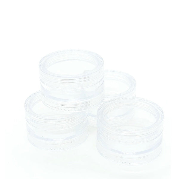 Orku 10X 3Ml Lip Balm Containers Jars + Lids Small Cosmetic Cream Sample Pot Travel Bottles & Containers