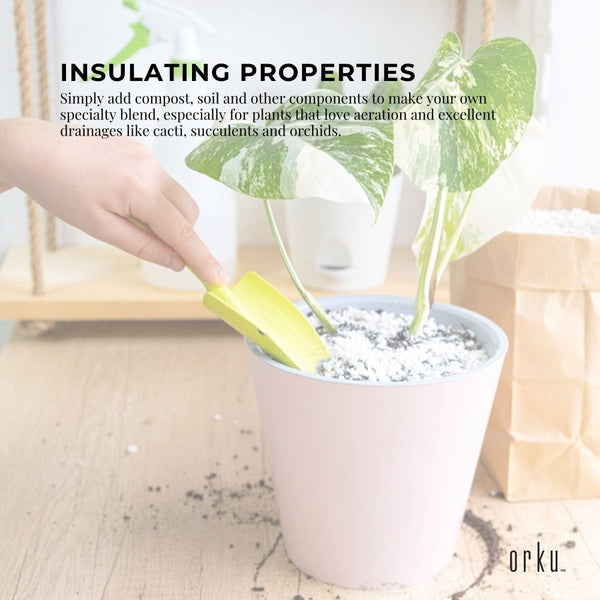 Orku 50L Perlite Coarse Premium Soil Expanded Medium Plants Hydroponics Hydroponic Growing Kits