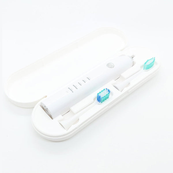 Orku Sonic Electric Toothbrush White Usb Wireless Charging Smart 5 Modes 2 Heads Case Electric Toothbrushes