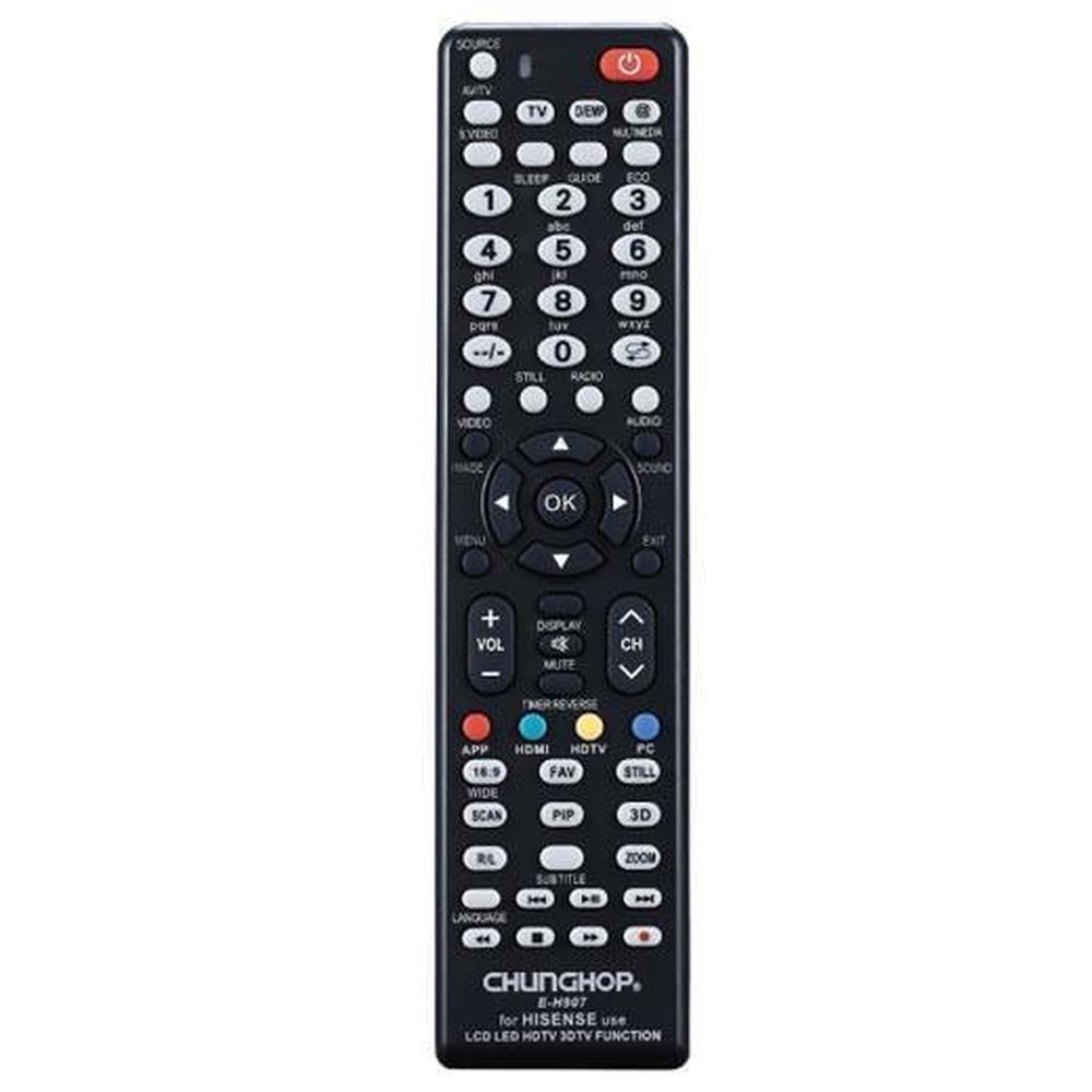 Chunghop Universal Tv Remote Control For Hisense Lcd Led Hdtv Smart Uhd Plasma Remote Controls