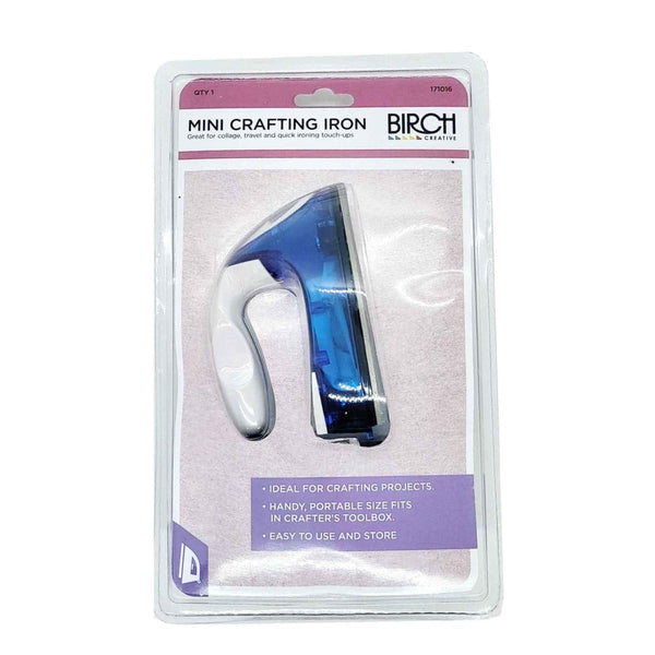 Birch Haberdashery And Craft Mini Crafting Iron Small Sewing Travel Portable Collage Projects Irons & Press Irons