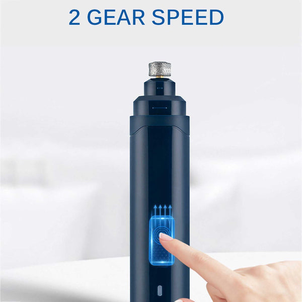 Pet Nail Grinder Dog Cat Electric Trimmer 2 Speed Rechargeable Claw Filer N10 Dog Grooming