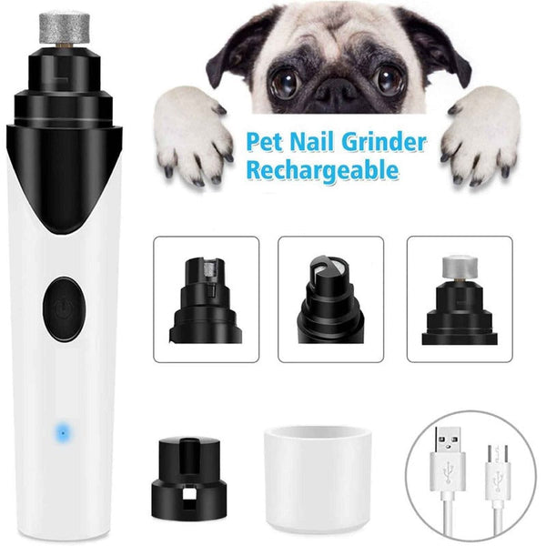 Pet Nail Grinder Dog Cat Electric Trimmer Rechargeable Clipper Claw Filer N8 Dog Grooming