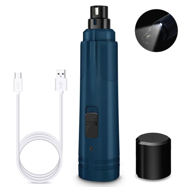 Dog Grooming Rooster Farms Led Light Pet Nail Grinder Dog Cat Electric Trimmer 2 Speed Rechargeable Filer