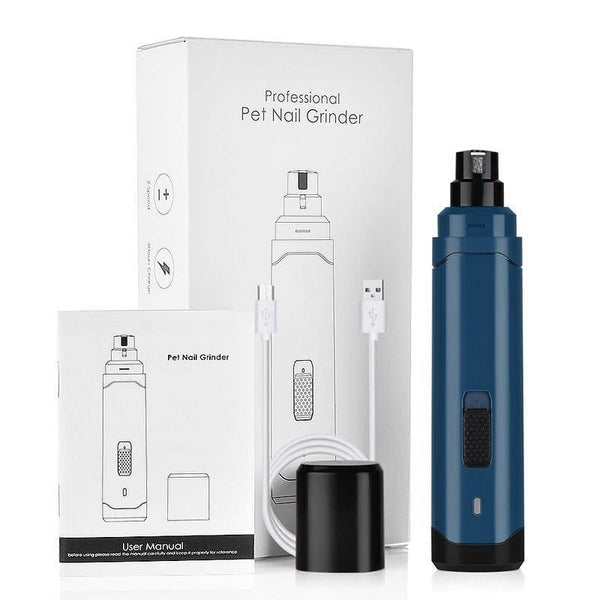 Led Light Pet Nail Grinder Dog Cat Electric Trimmer 2 Speed Rechargeable Filer Dog Grooming