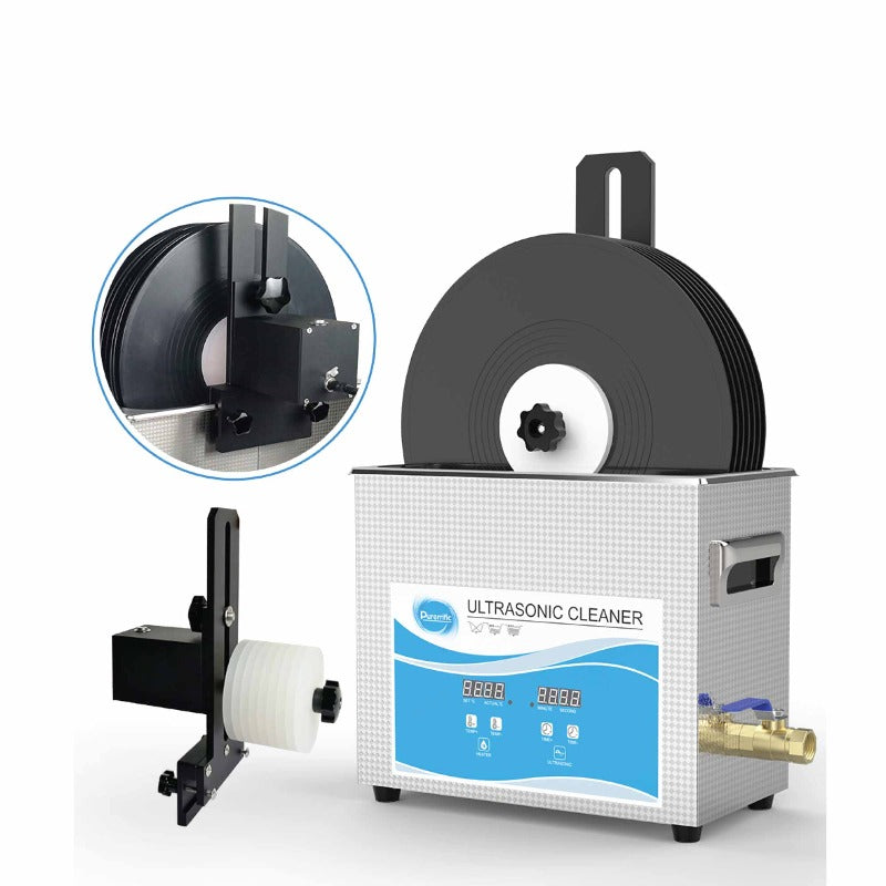 Orku Alloy Vinyl Record Cleaning Stand Drying Rack For Ultrasonic Cleaner Disc Bracket A/V Cleaning Kits