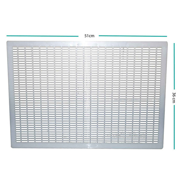 Beekeeping Equipment Rooster Farms Queen Bee Excluder For 8 Frame Plastic 51X36cm Grill Trapper Beekeeping Tools