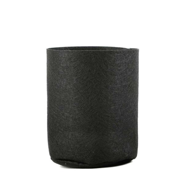6 Pck 1 Gallon Fabric Flower Pots 3.8L Garden Planter Bags Black Felt Root Pouch Baskets Pots Window Boxes