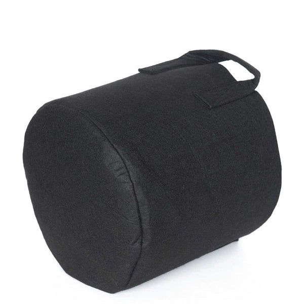 6 Pck 10 Gallon Fabric Flower Pots 38L Garden Planter Bags Black Felt Root Pouch Baskets Pots Window Boxes