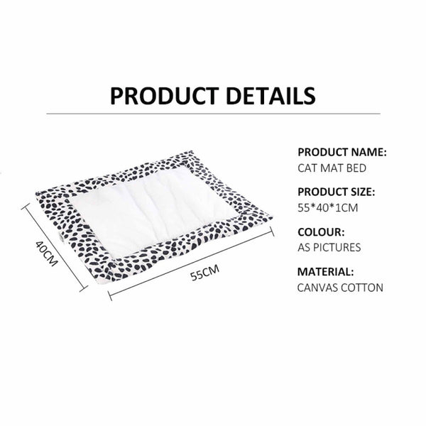 Pawise Cat Cozy Pad Heating Mat Self Warming Bed Pet Cushion Anti Slip Base 55 X 40Cm Pet Beds