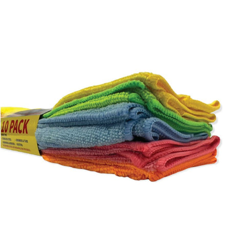 Microfiber Cloths 10 Pack Multipurpose Towel Washable Cleaning Rags