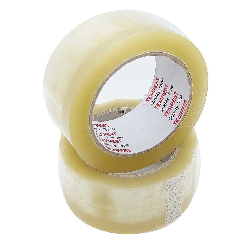 1X Clear Hotmelt Packaging Tape 48Mmx75m Heavy Duty Parcel Packing Adhesive Carton Sealing Tapes