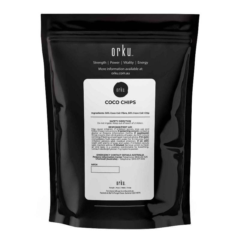 Orku 2L Coco Chips Premium 50/50 Coir Pure Blend Hydroponic Plant Growing Medium Hydroponic Growing Kits