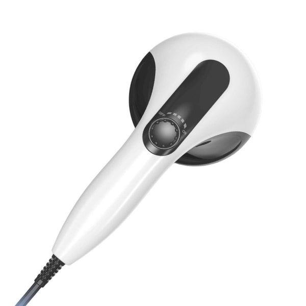 Orku Handheld Vibration Massager Black 4 Interchangeable Heads Speed Massagers