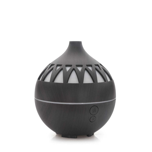 Orku Essential Oil Aroma Diffuser 180Ml Usb Led Dark Wood Mist Humidifier Diffusers