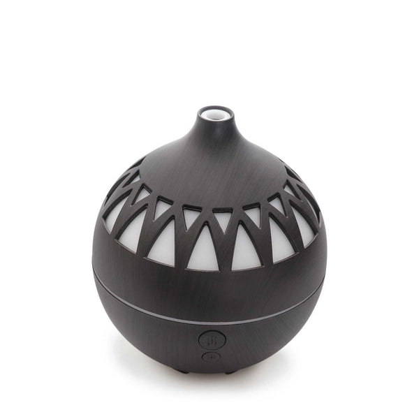 Orku Essential Oil Aroma Diffuser 180Ml Usb Led Dark Wood Mist Humidifier Diffusers