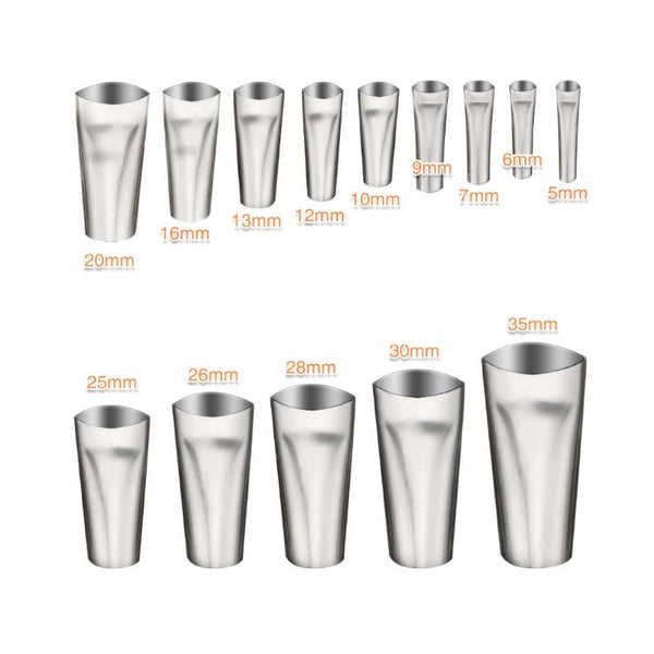 Tooleroo 14Pc Stainless Steel Caulking Nozzles Sealant Applicator Accessory Set Other Hand Tools