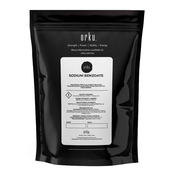 Orku 2Kg Sodium Benzoate Powder Preservative 211 Pharmaceutical Grade Fcc Prills Candle & Soap Making Kits