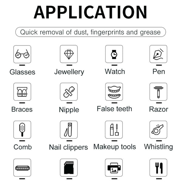 Veile Studios 600Ml Ultrasonic Jewellery Cleaner Mini Pink Portable Personal Sonic Bath Cleaners & Polish