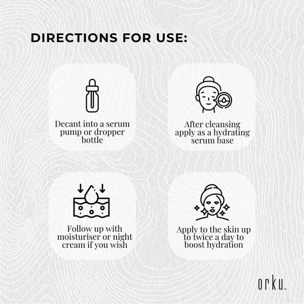 Orku 100Ml Hyaluronic Acid Serum High Strength Cosmetic Face Skin Care Anti Aging Products