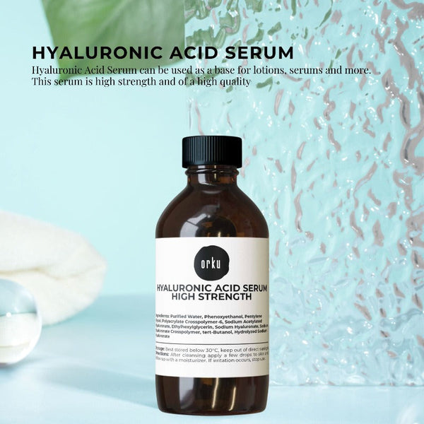 Orku 250Ml Hyaluronic Acid Serum High Strength Bulk Cosmetic Face Skin Care Anti Aging Products