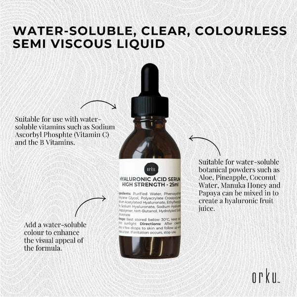 Orku 25Ml Hyaluronic Acid Serum High Strength Cosmetic Face Skin Care Anti Aging Products