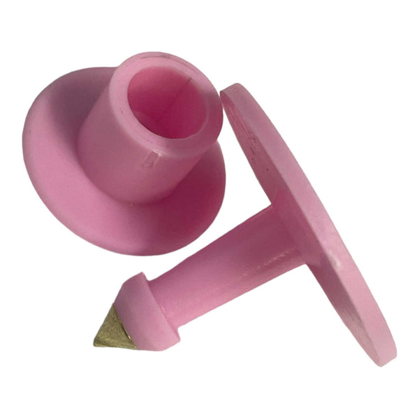 1 100 Cattle Number Ear Tag Set Round Pink Pig Sheep Goat Livestock Label Livestock Ear Tags