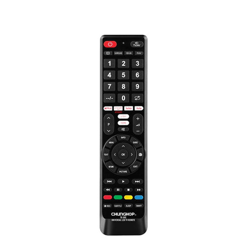 Chunghop Universal Tv Remote Tx-09E -3D For Smart Tvs Hdtv Led Lcd