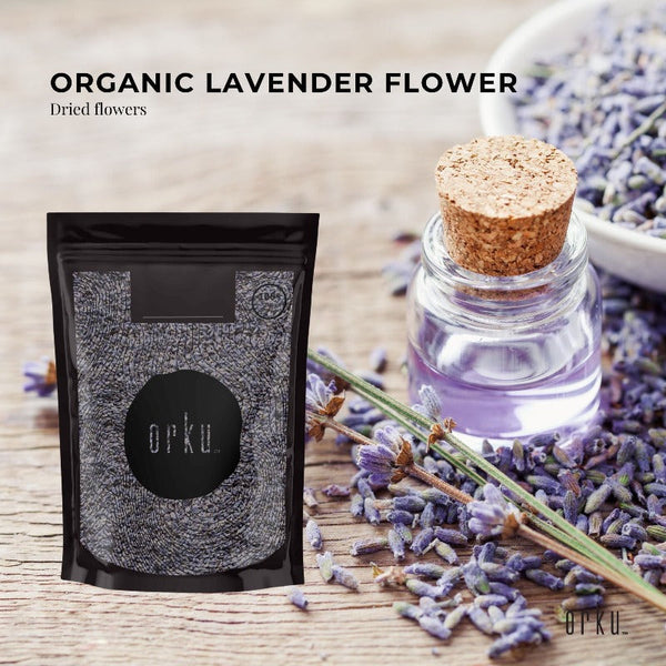 Orku 25G Organic Lavender Flower Dried Fragrant Lavendula Angustifolia Other Natural Remedies