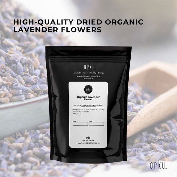 Orku 25G Organic Lavender Flower Dried Fragrant Lavendula Angustifolia Other Natural Remedies