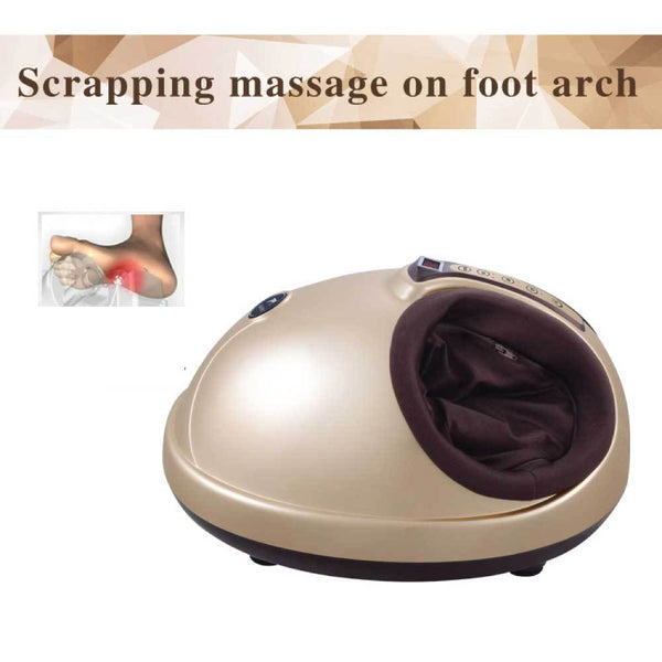 Orku Foot Massager Machine Gold 3D Shiatsu Heat Kneading Pressing Relax Home Massagers