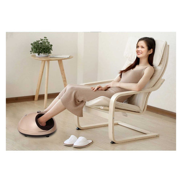 Orku Foot Massager Machine Gold 3D Shiatsu Heat Kneading Pressing Relax Home Massagers