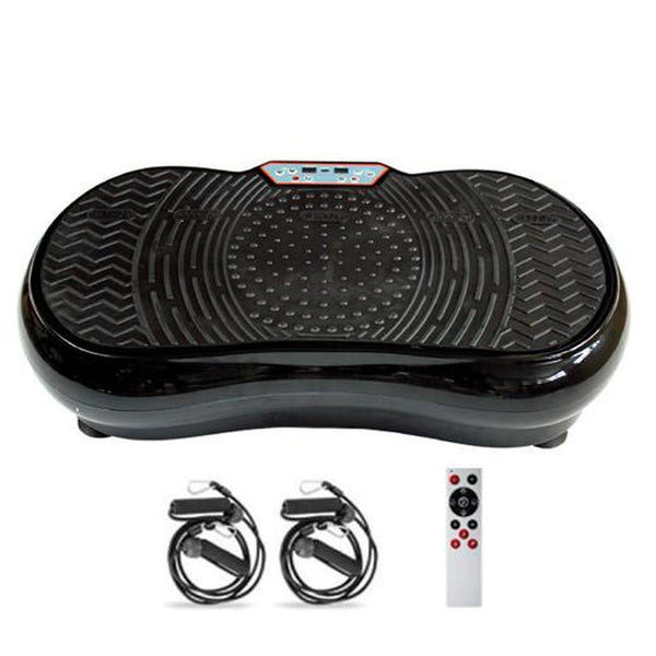 Eilison Black Vibration Machine Platform Exercise Vibrating Plate Whole Body Workout Vibration Machines