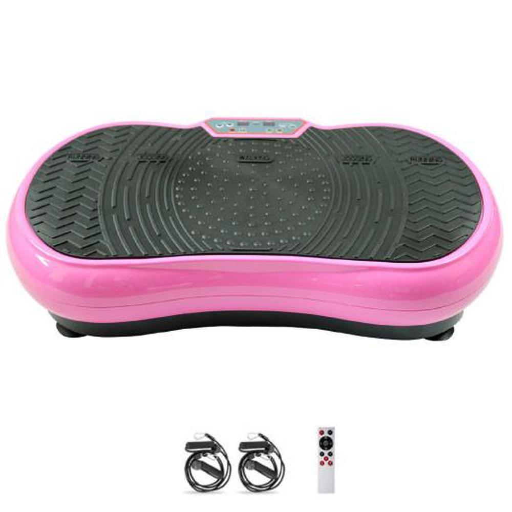 Eilison Pink Vibration Machine Platform Exercise Vibrating Plate Whole Body Workout Vibration Machines