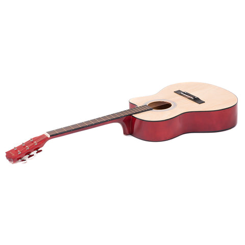 Karrera Acoustic Cutaway 40In Guitar - Natural