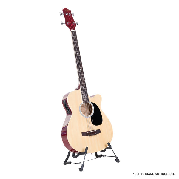 Karrera 43 Inch Acoustic Bass Guitar With Electric Pickup Natural Colour Acoustic Guitars
