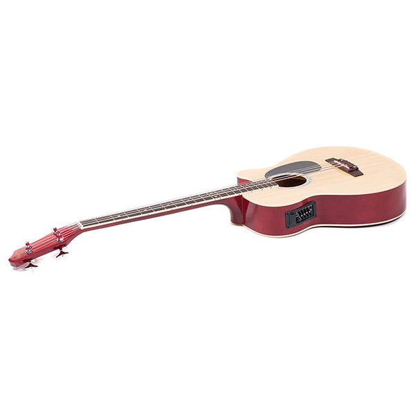 Karrera 43 Inch Acoustic Bass Guitar With Electric Pickup Natural Colour Acoustic Guitars