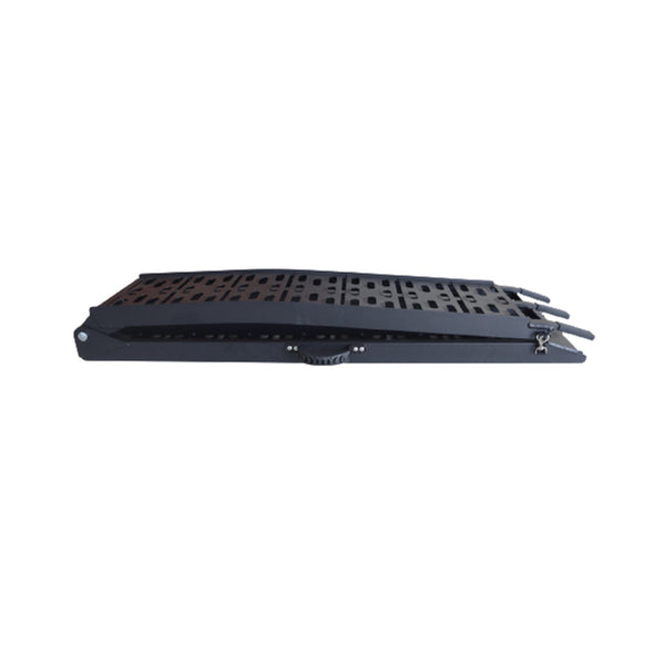 Rigg 2X Aluminium Atv Loading Ramp Foldable Black Motorbike Ramps