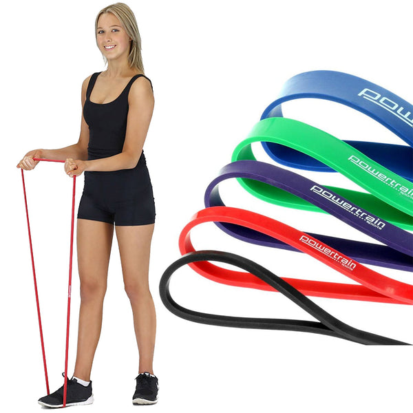 Powertrain 5X Home Workout Resistance Bands Gym Exercise Resistance Trainers