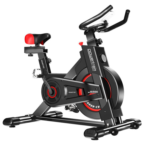 Powertrain Is-500 Heavy-Duty Exercise Spin Bike Electroplated Black