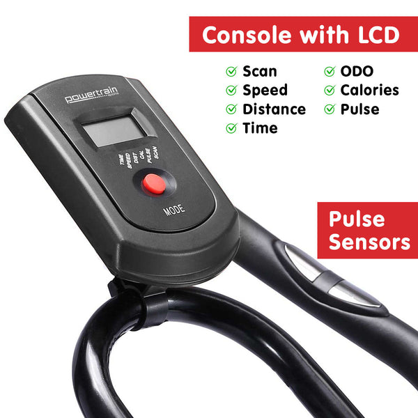 Powertrain Rx 600 Exercise Spin Bike Cardio Cycle Red Exercise Bikes