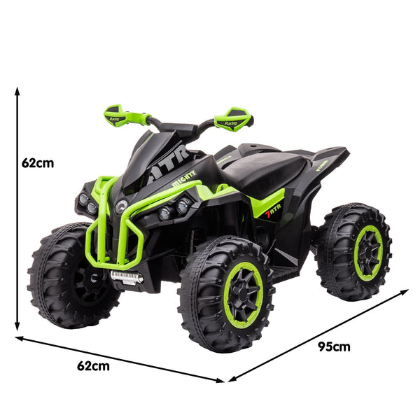 Kahuna Gts99 Kids Electric Ride On Quad Bike Toy Atv 50W Green Kids Ride On Toys