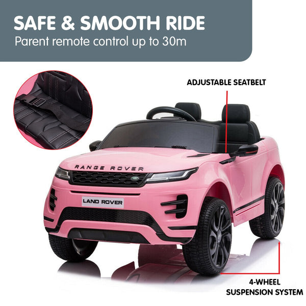 Kahuna Land Rover Licensed Kids Electric Ride On Car Remote Control Pink Kids Ride On Toys
