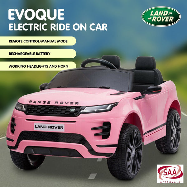 Kahuna Land Rover Licensed Kids Electric Ride On Car Remote Control Pink Kids Ride On Toys