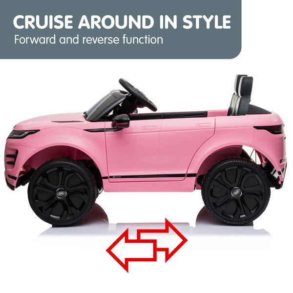 Kahuna Land Rover Licensed Kids Electric Ride On Car Remote Control Pink Kids Ride On Toys