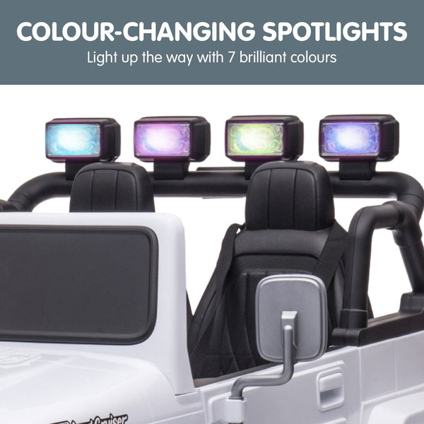 Kahuna Licensed Toyota Fj 40 Kids Ride On Electric Car 80W White Kids Ride On Toys