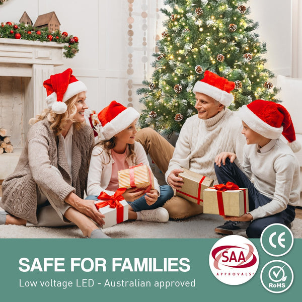 Christabelle 2.7M Pre Lit Led Christmas Tree Decor With Pine Cones Xmas Decorations Seasonal Decorations