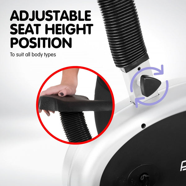 Powertrain 3 In 1 Elliptical Cross Trainer Exercise Bike With Resistance Bands Elliptical Trainers